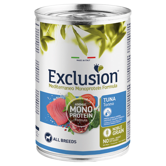 Exclusion Mediterraneo Adult 6 x 400 g - Tuna