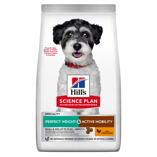 Hill's Science Plan Adult Perfect Weight & Active Mobility Small & Mini -kana - 1,5 kg