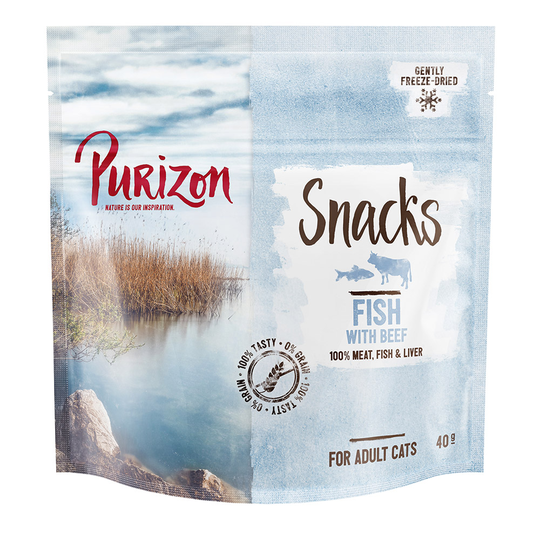 Purizon Snack kala & nauta - viljaton - 40 g