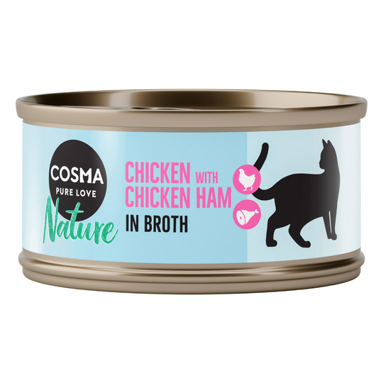 Cosma Nature 6 x 70 g - kana & kanakinkku