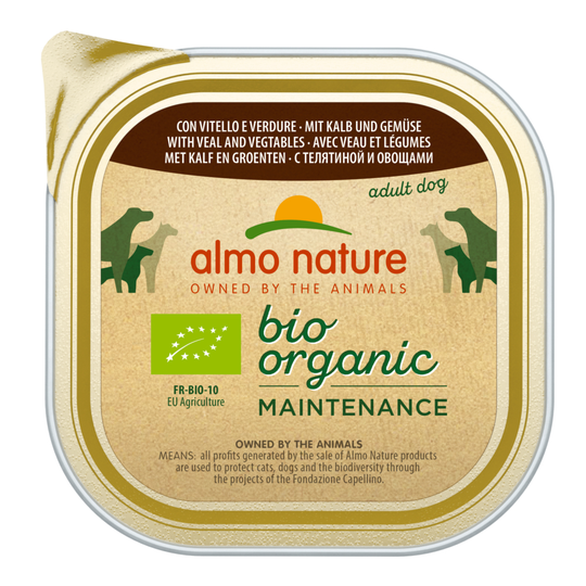 Almo Nature BioOrganic Maintenance 9 x 300 g - luomuvasikka & luomuvihannekset