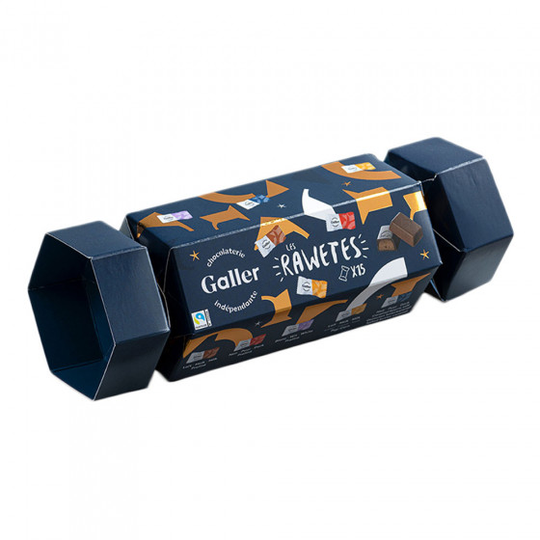 Paukkukaramelli Galler "Rawetes Crackers", 15 kpl.