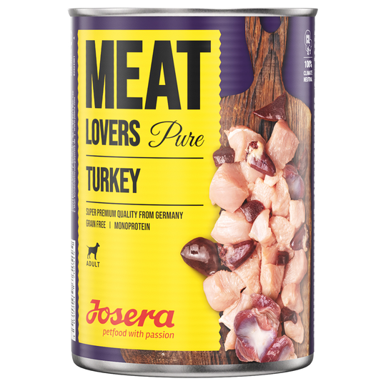 Josera Meatlovers Pure 6 x 400 g - kalkkuna
