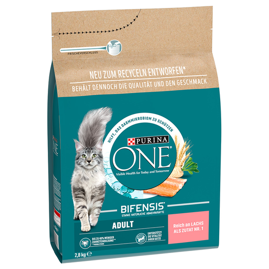 Purina ONE Adult Salmon & Whole Grain Cereals - 2,8 kg