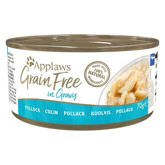 Applaws Grainfree in Gravy 6 x 70 g - turska