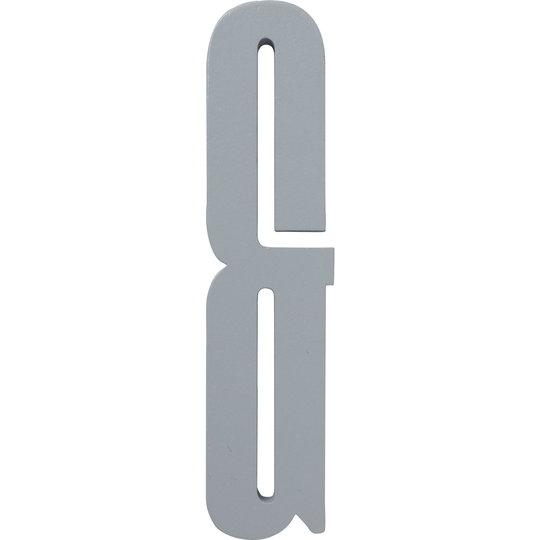 Design Letters Harmaat puukirjaimet