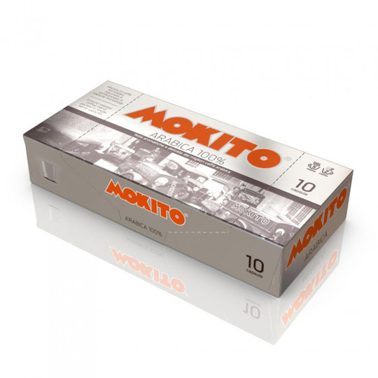 Nespresso® koneisiin sopivat kahvikapselit Mokito "Arabica 100%", 10 kpl.