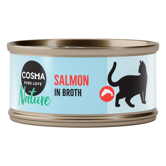 Cosma Nature -säästöpakkaus 24 x 70 g - lohi