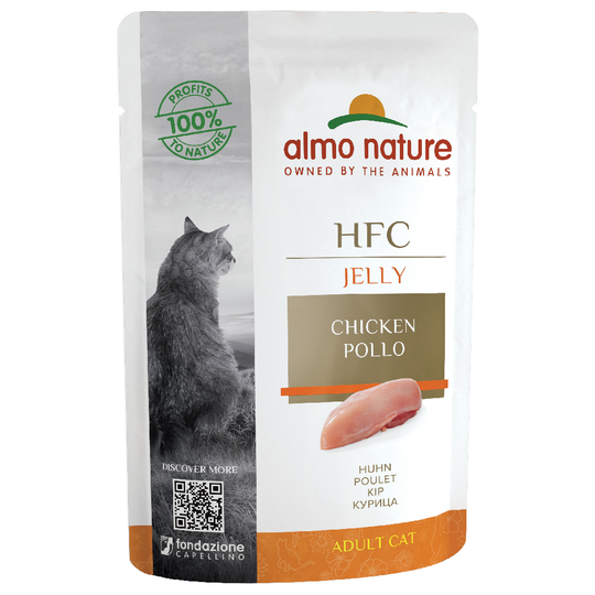 Almo Nature HFC Jelly Pouch 6 x 55 g - kana
