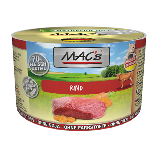 MAC´s Cat -kissanruoka 6 x 200 g - nauta