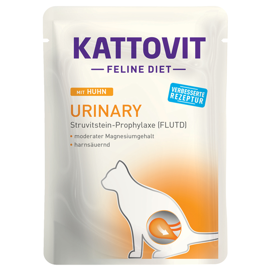Kattovit Feline Urinary Pouch 24 x 85 g - kana