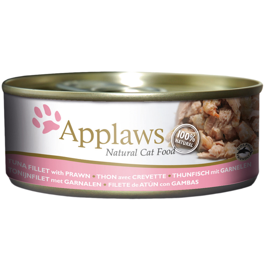 Applaws in Broth -kissanruoka 6 x 156 g - tonnikala & katkarapu