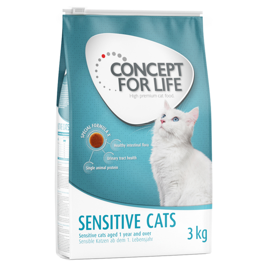 Concept for Life Sensitive Cats - paranneltu koostumus! - 3 kg