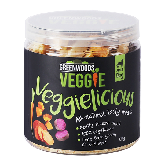 Greenwoods Veggie, bataattia, kurpitsaa ja porkkanaa 2 x 60 g