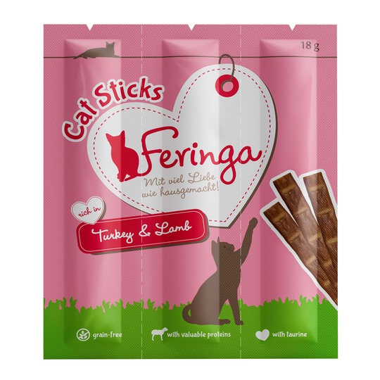 Feringa Snacks -kokeilupakkaus, monta makua - 9 x 6 g Sticks, 3 makua