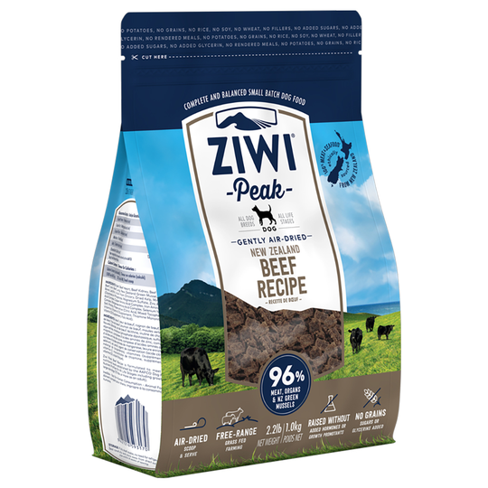 1 kg Ziwi Peak Air Dried -koiranruokaa erikoishintaan! - Beef