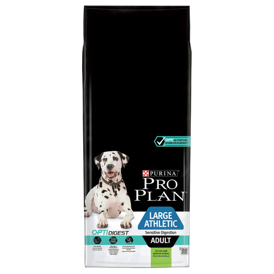 PRO PLAN Large Adult Athletic Lamb & Rice OPTIDIGEST - 14 kg